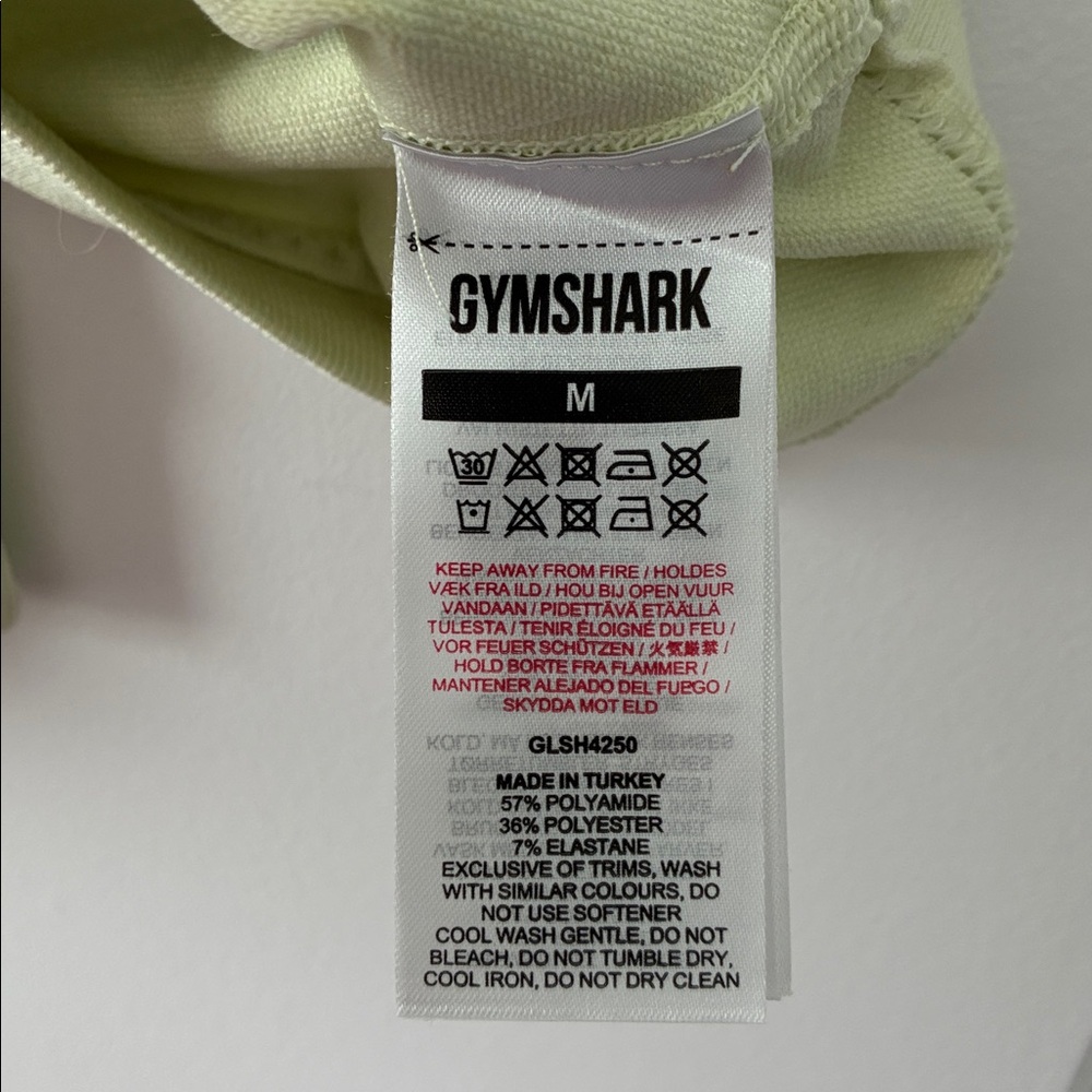 Gymshark Size M Flex Cycling Shorts - Light Green - Picture 5 of 7